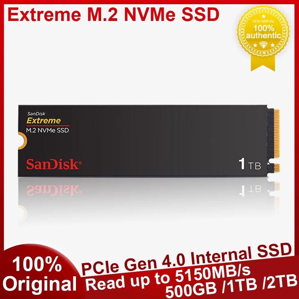 Sandisk Extreme SSDX3N  ָ Ʈ ũ ϵ ̺, ũž Ʈ PC  M.2 NVMe SSD, 500GB, 1TB, 2TB